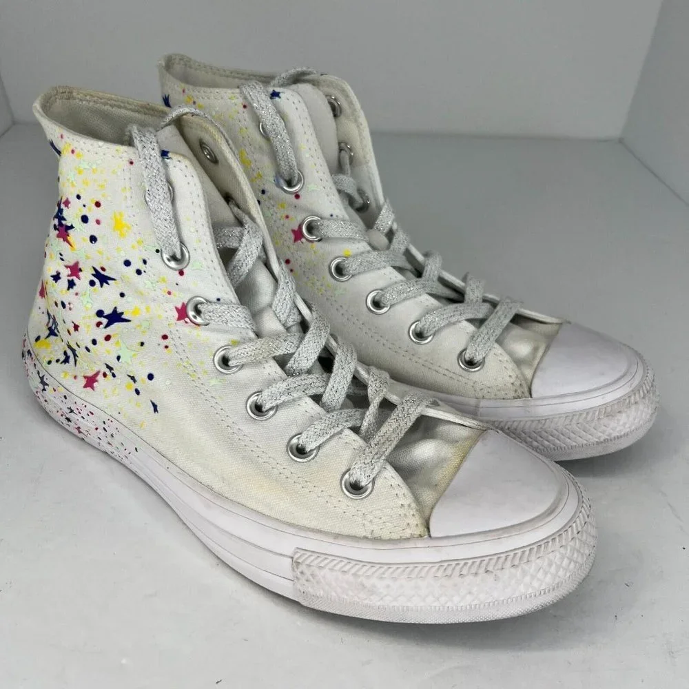 Converse Kids 266455F White Chuck Taylor All Star High Top Stars Size 6 Sneakers